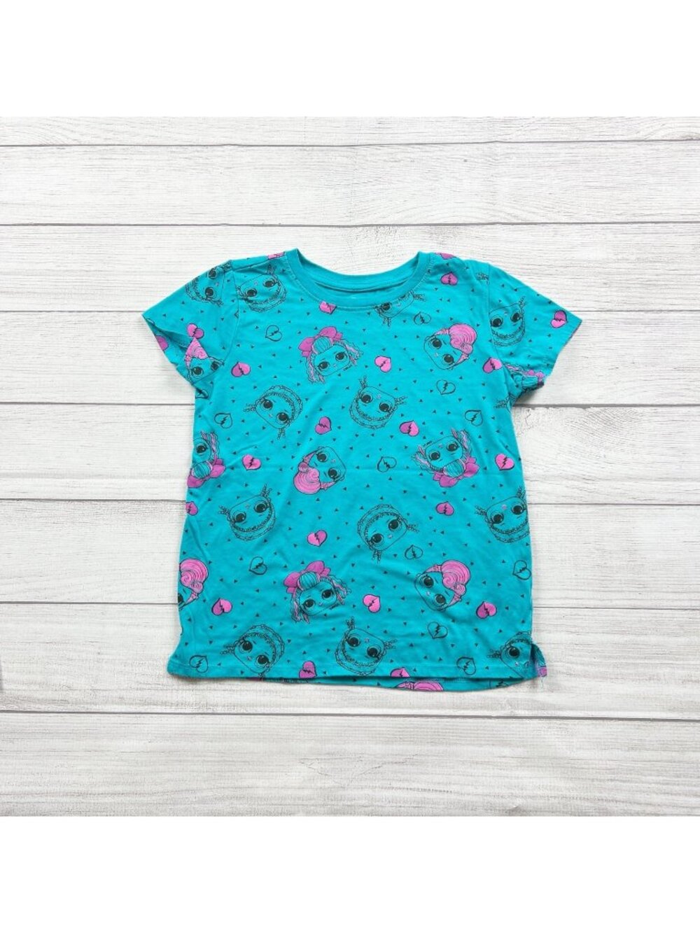 LOL Surprise! Girls Short Sleeve Graphic T-Shirt Blue L 10-12
